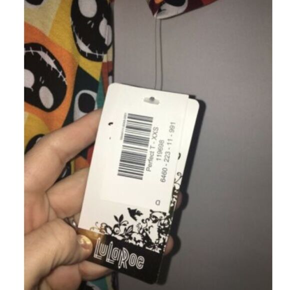 Lularoe Disney Perfect T Size XXS Multi Color NWT - Picture 3 of 4
